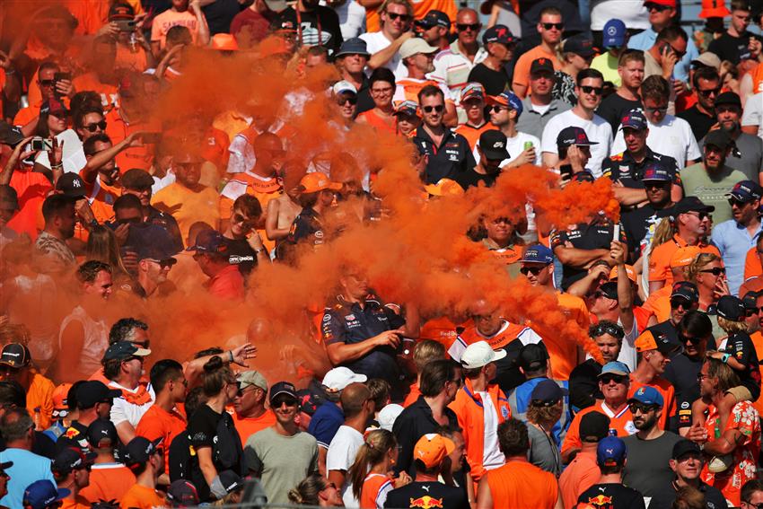 Zandvoort, Orange smoke